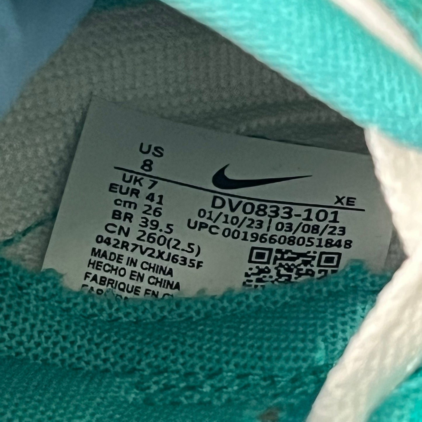 Size 8 - Dunk Green Glow