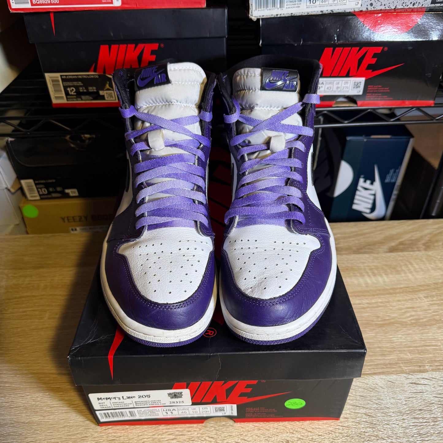 Size 11 - AJ 1 Retro OG High Court Purple 2.0