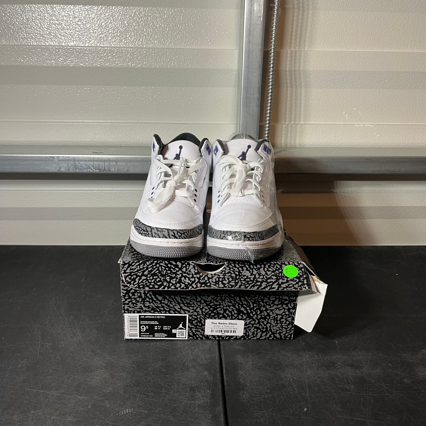 Size 9.5 - AJ 3 Dark Iris