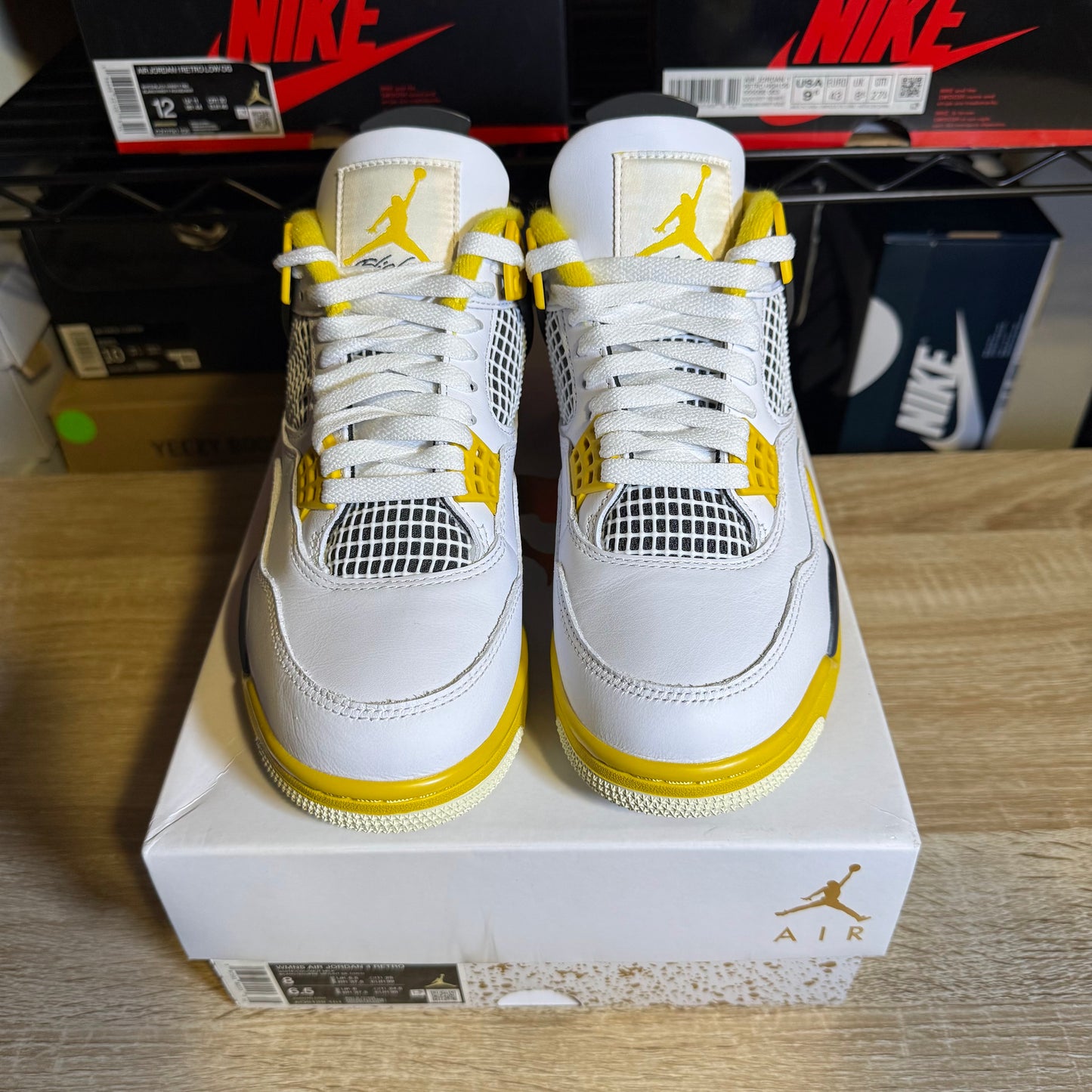 Size 6.5 M - AJ 4 Vivid Sulfur