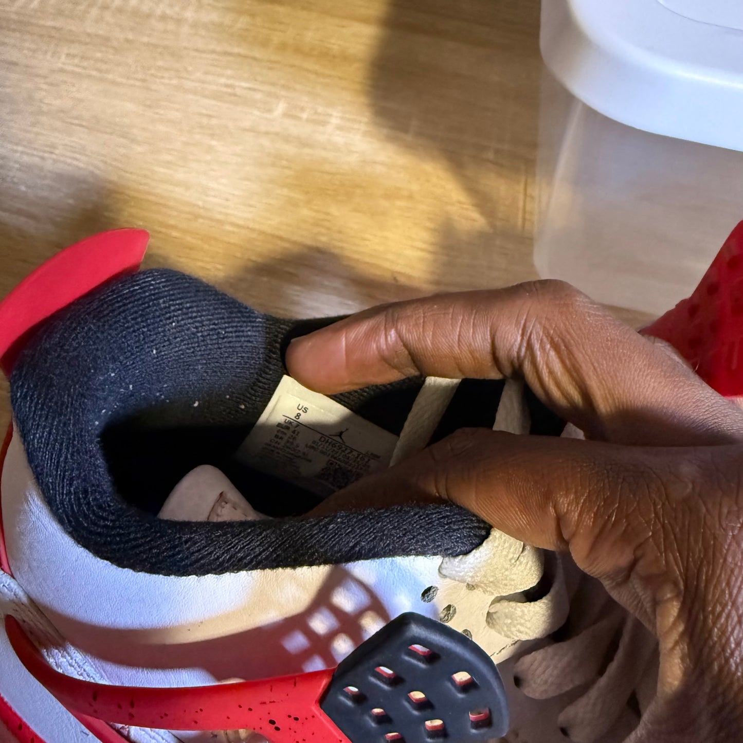 Size 8 - AJ 4 Red Cement