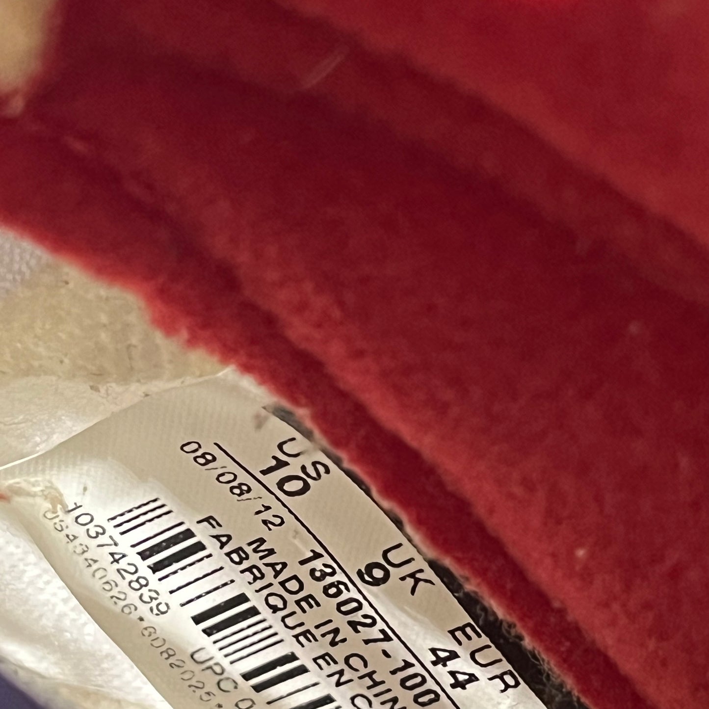 Size 10 - AJ 5 Fire Red