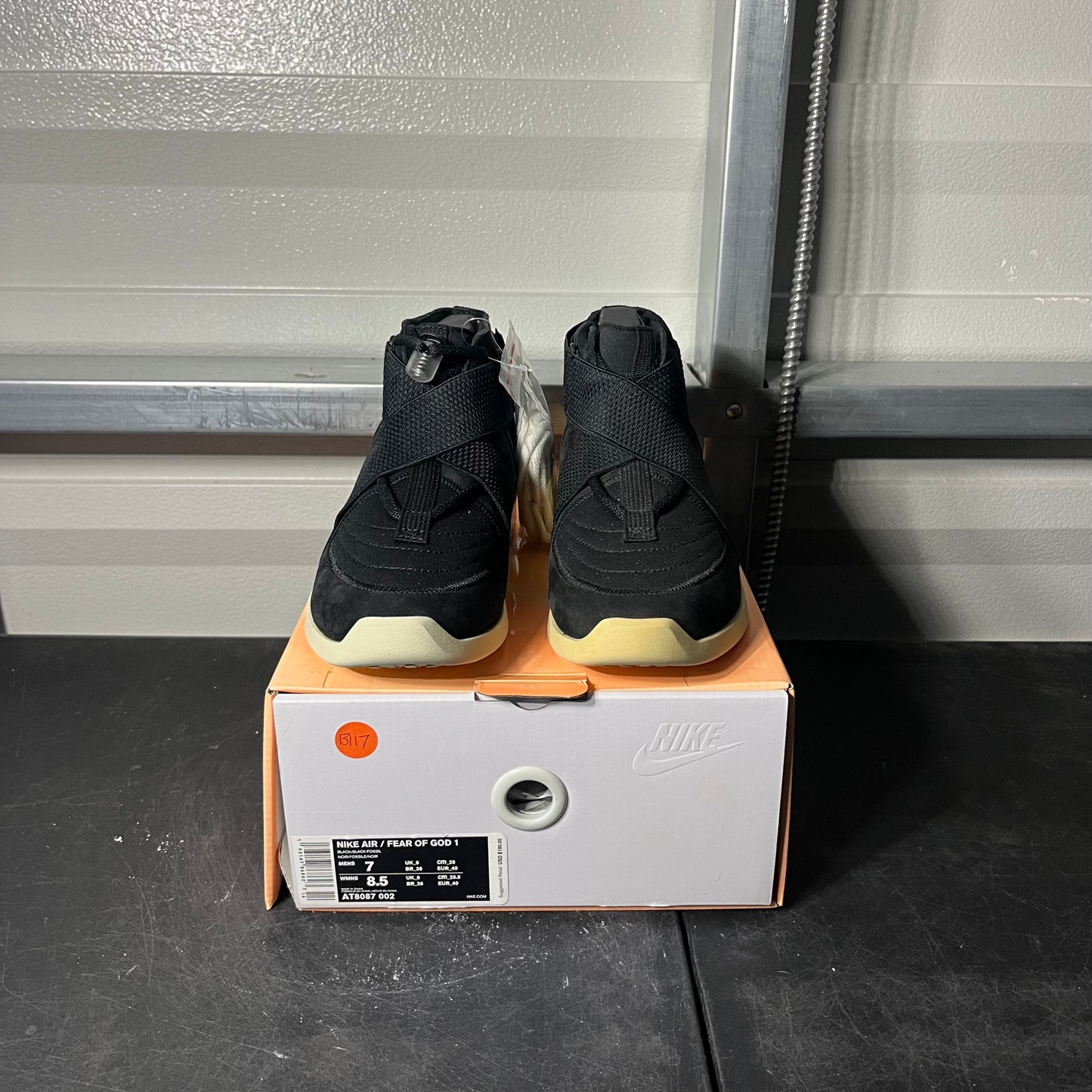Size 7 - Fear of God Mid Black