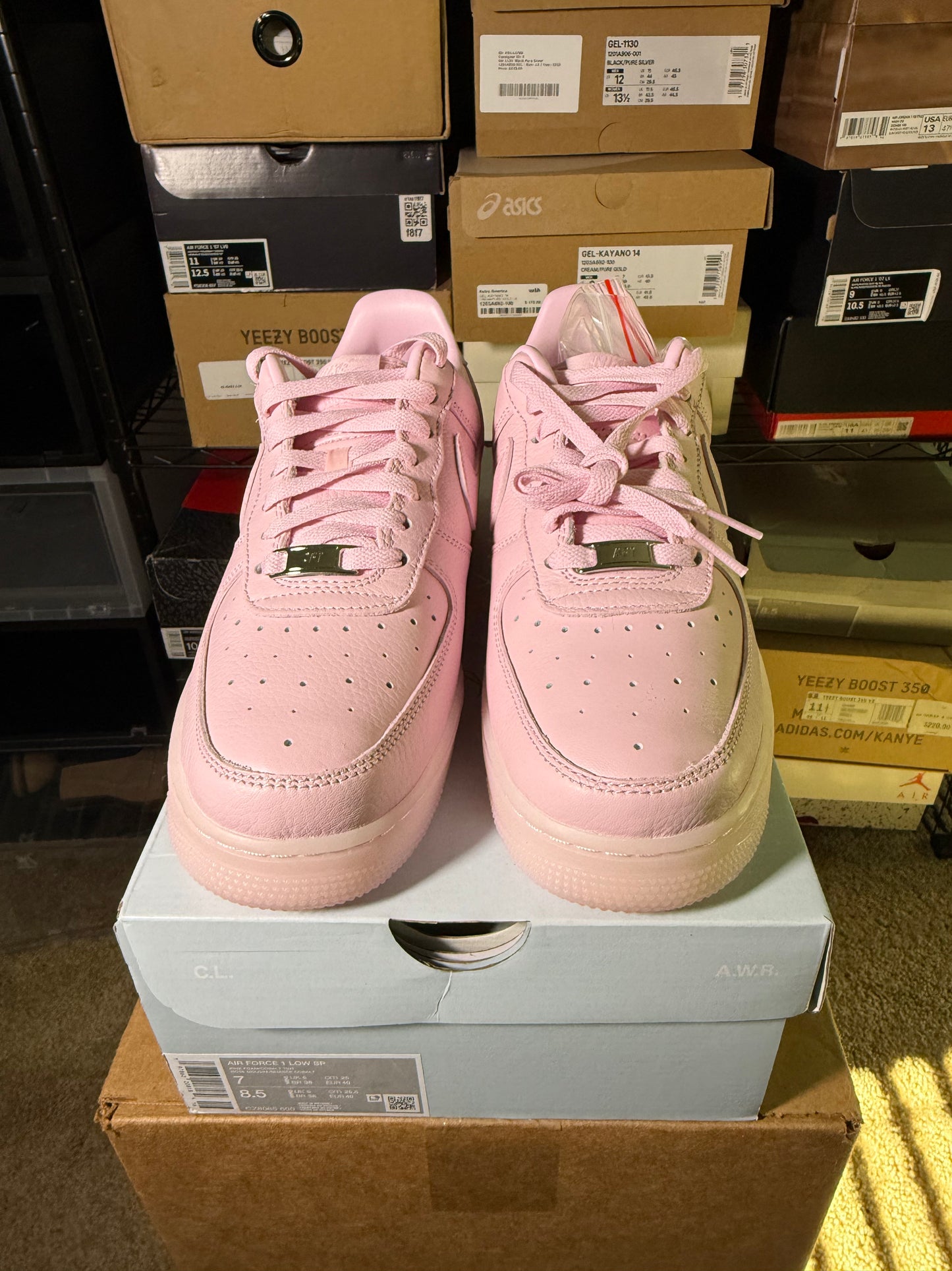 Size 7 - AF 1 Low Certified Lover Boy - Pink Foam