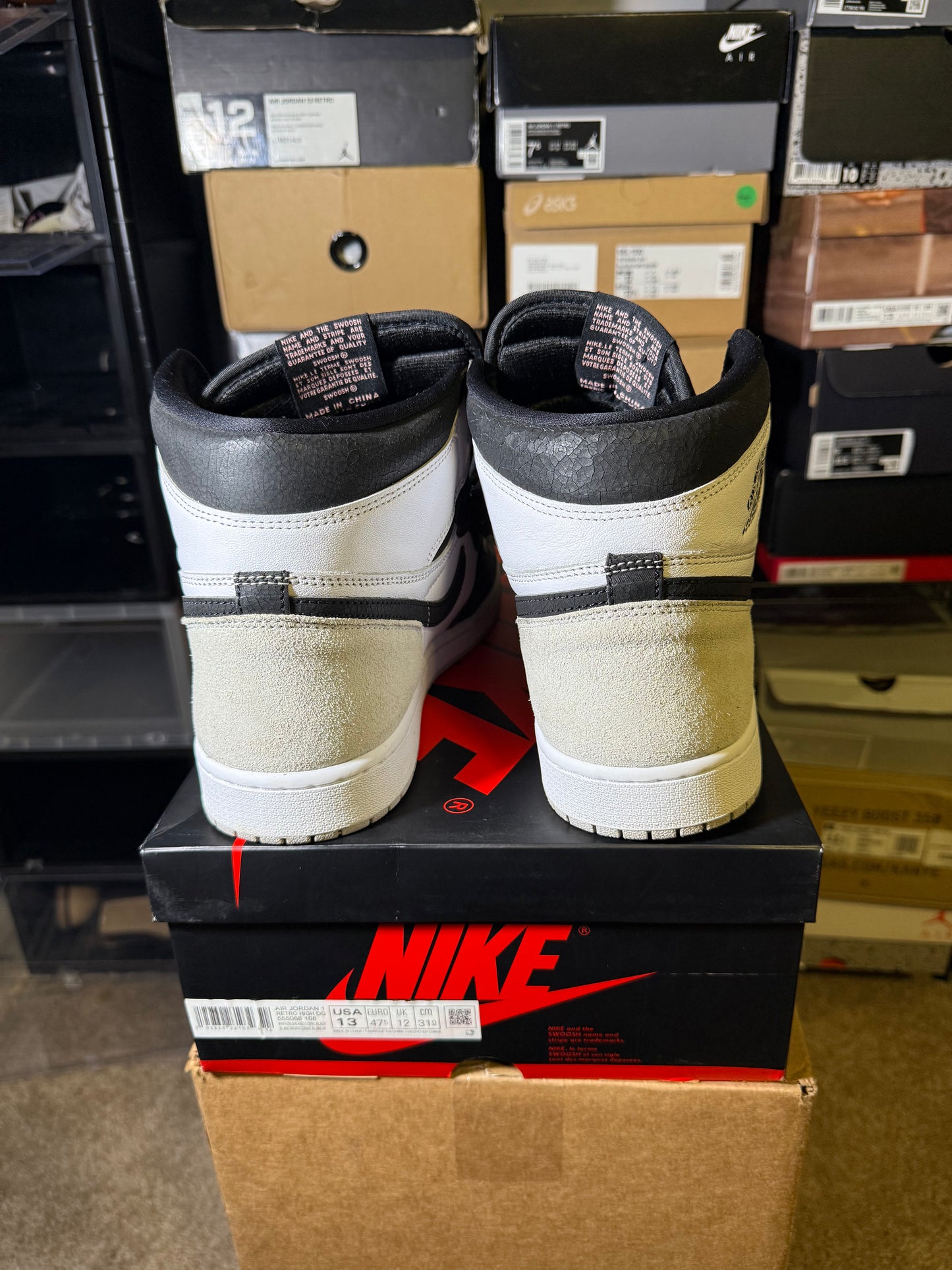 Size 13 - AJ 1 Retro OG High Stage Haze