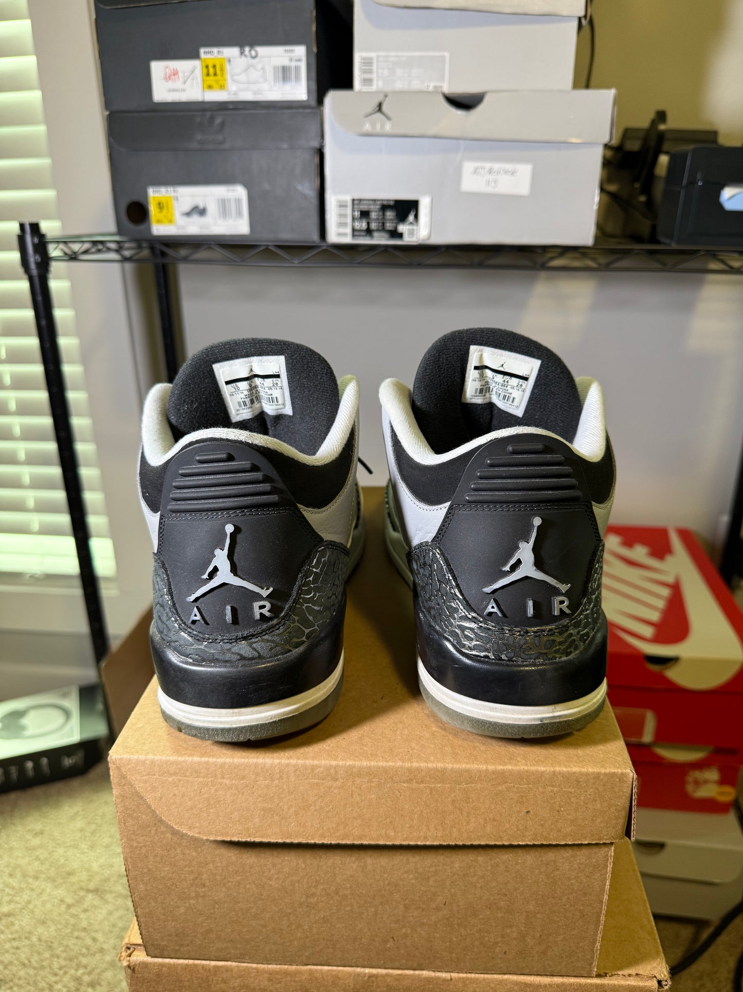 Size 10 - AJ 3 Wolf Grey