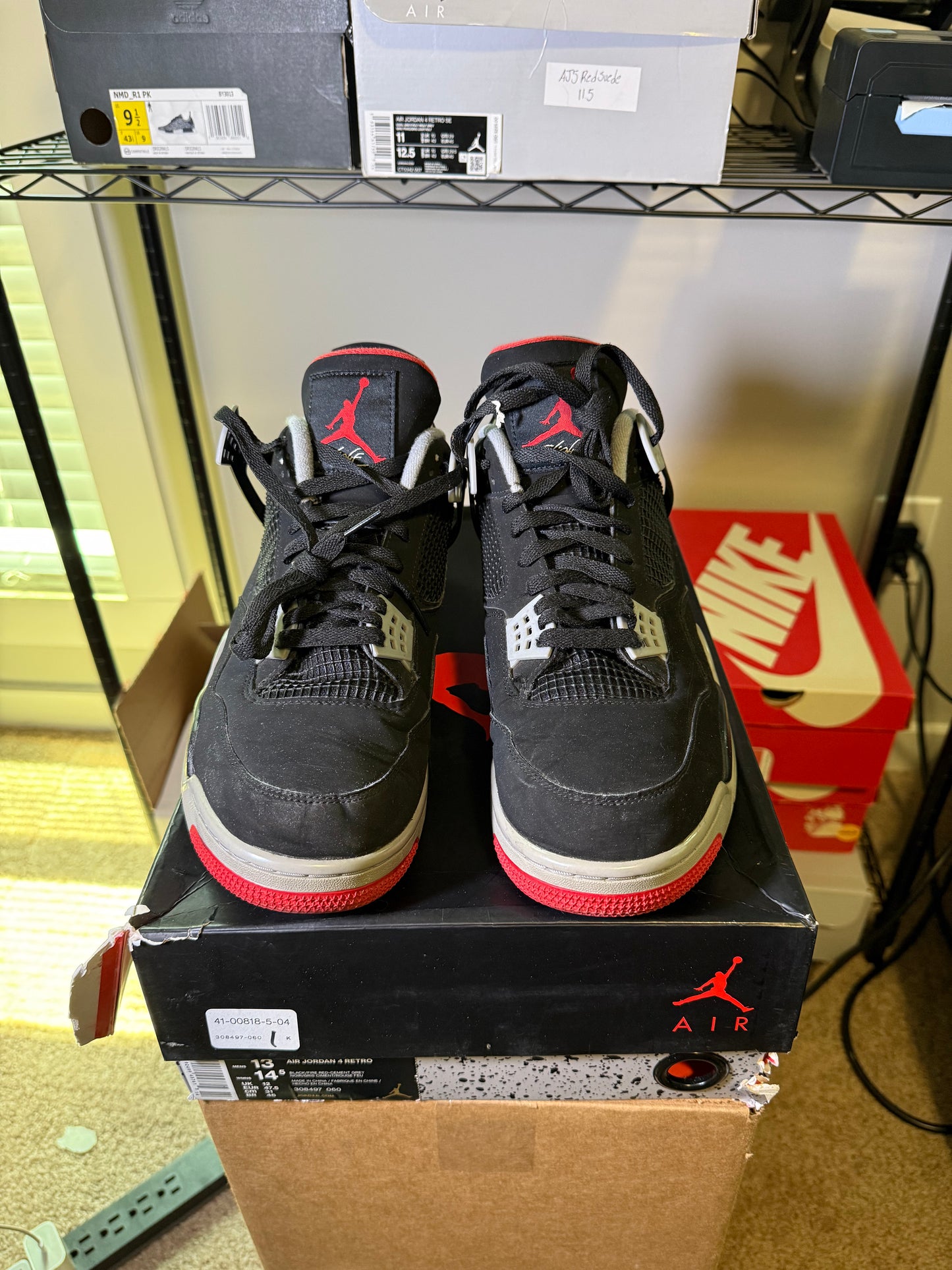 Size 13 - AJ 4 Bred