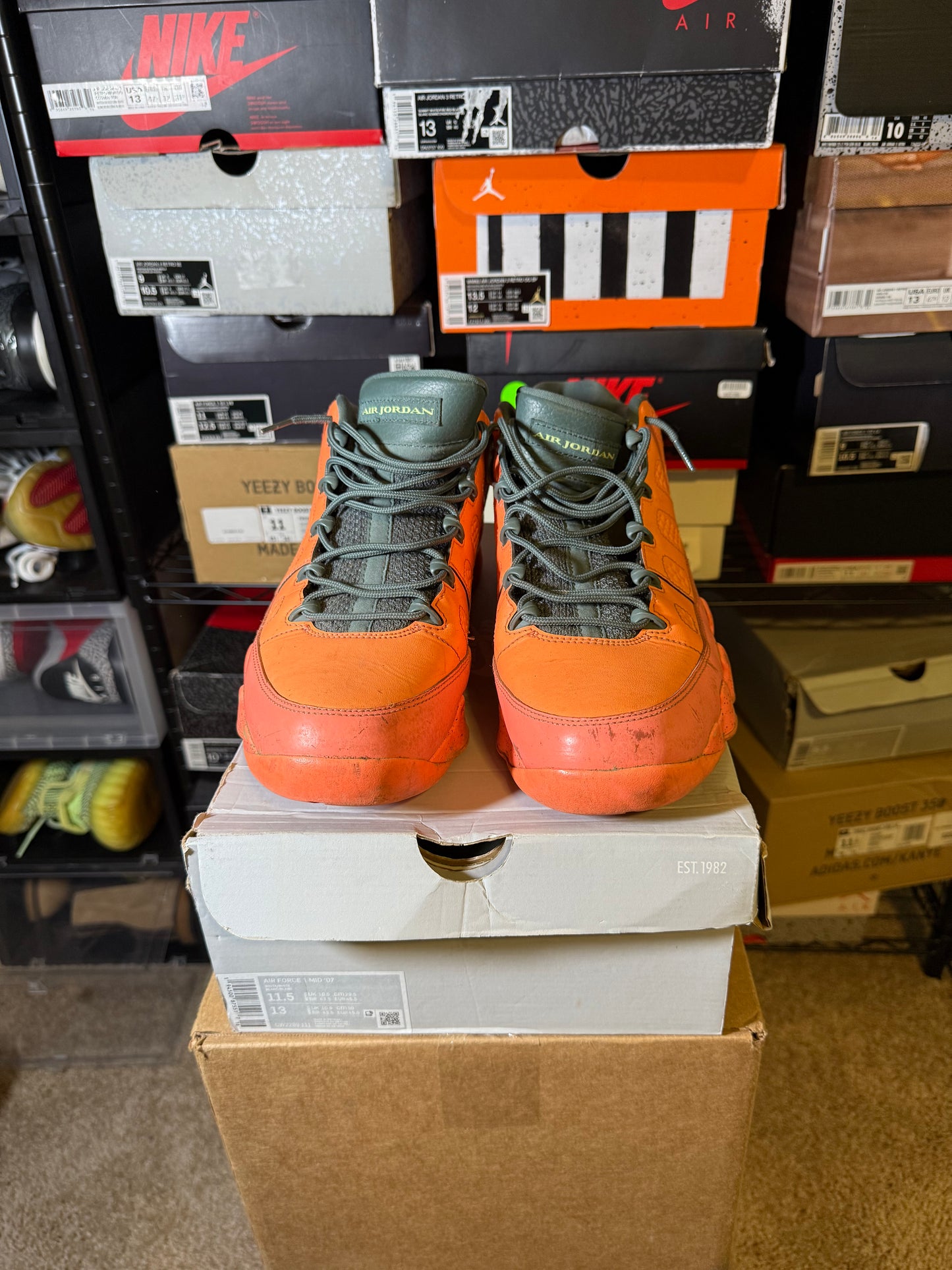 Size 13 - AJ 9 Low Bright Mango
