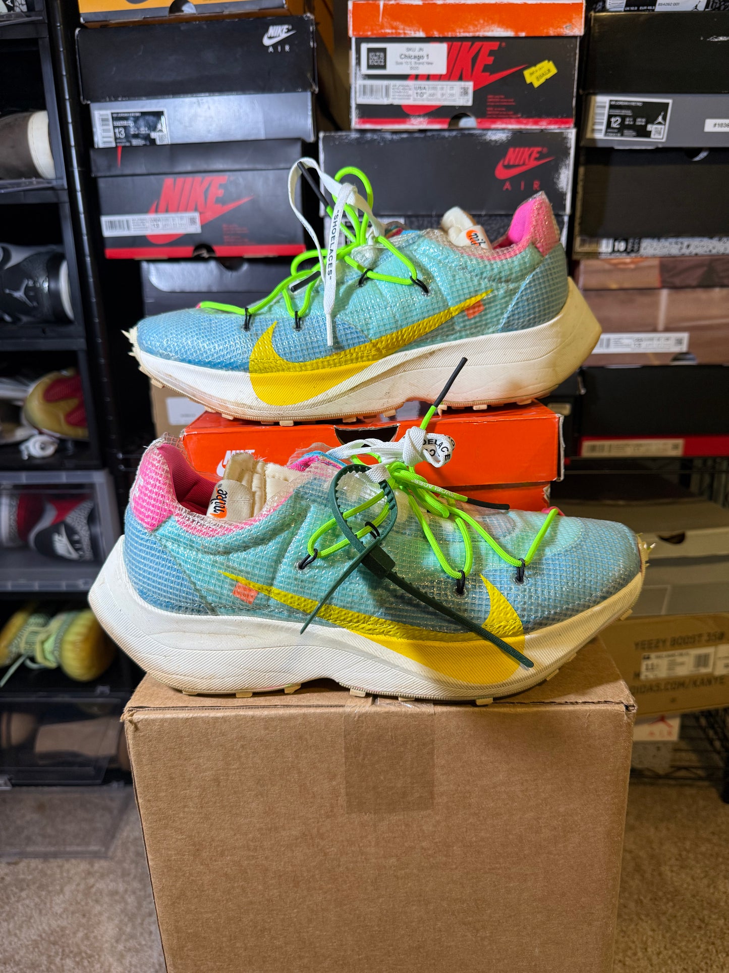 Size 13.5W/12M - Off-White x Vapor Street Polarized Blue