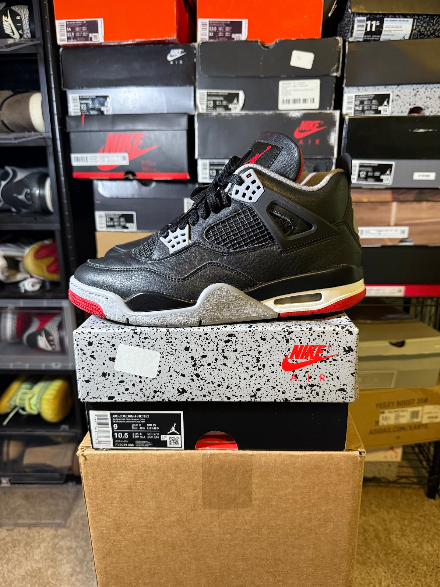Size 9 - AJ 4 Retro Bred Reimagined