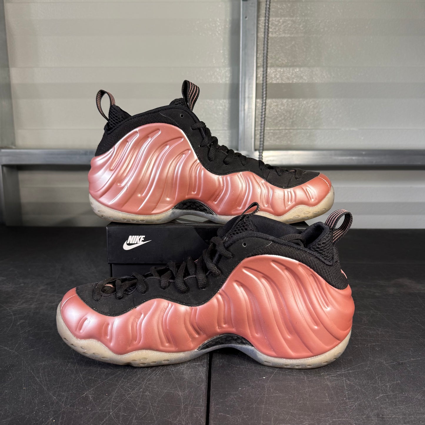 Size 9.5 - Foamposite Rust Pink