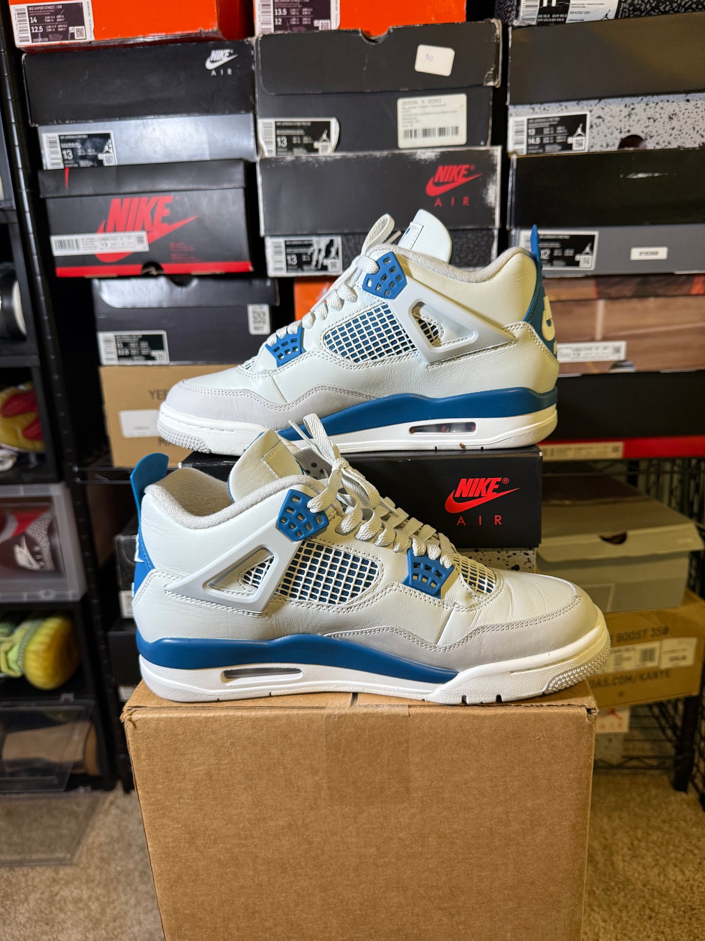 Size 9 - AJ 4 Retro 2024 Military Blue
