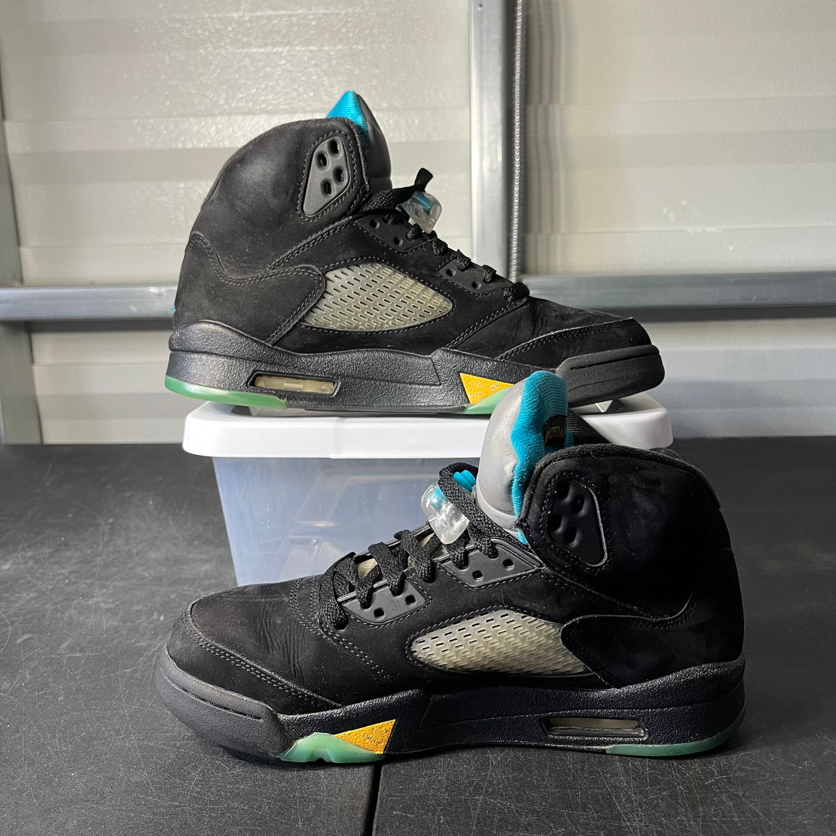 Size 8 - AJ 5 Aqua