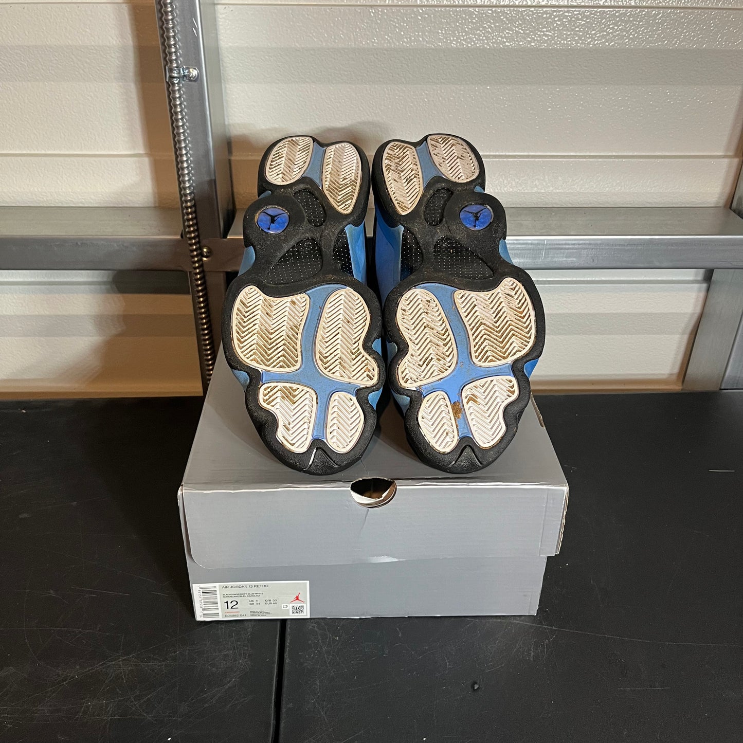 Size 12 - AJ 13 Retro Black University Blue