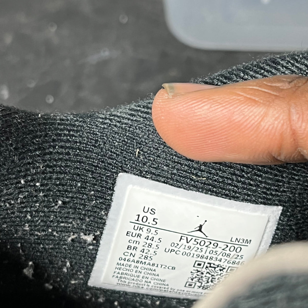 Size 10.5 - AJ 4 Cave Stone