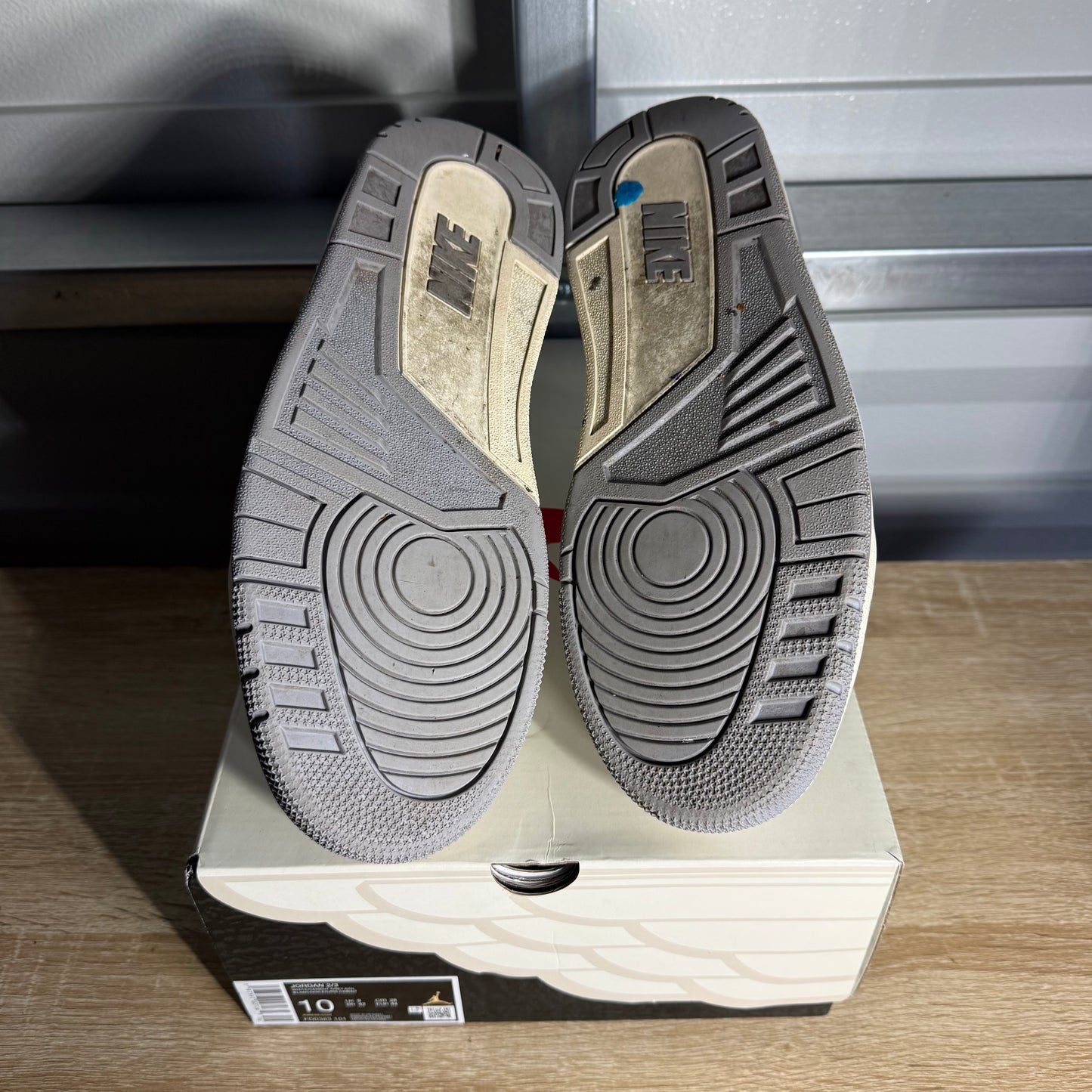 Size 10 - AJ 2/3 White Cement Grey