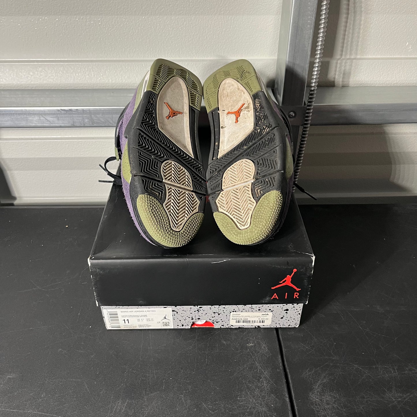Size 11W - AJ 4 Retro Canyon Purple