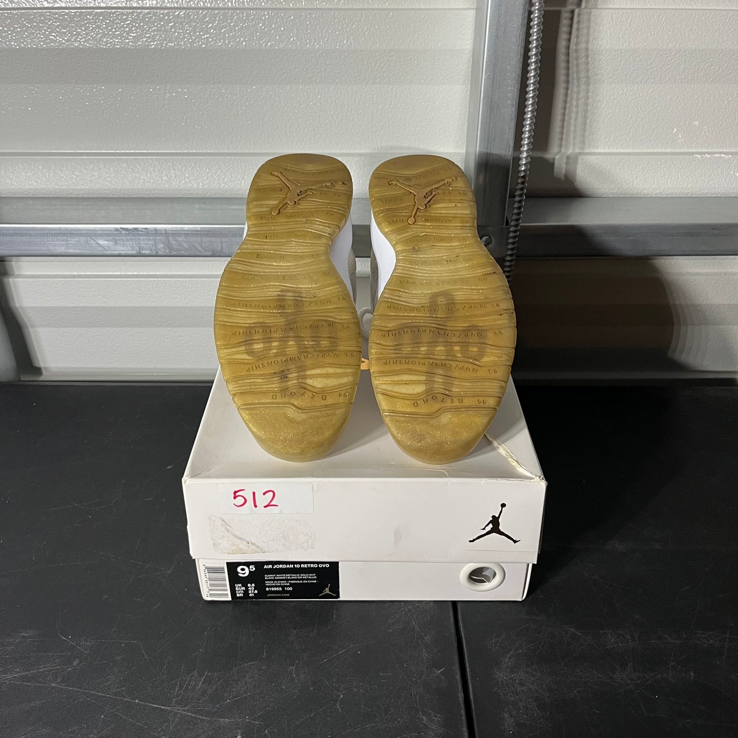 Size 9.5 - AJ 10 Retro OVO White