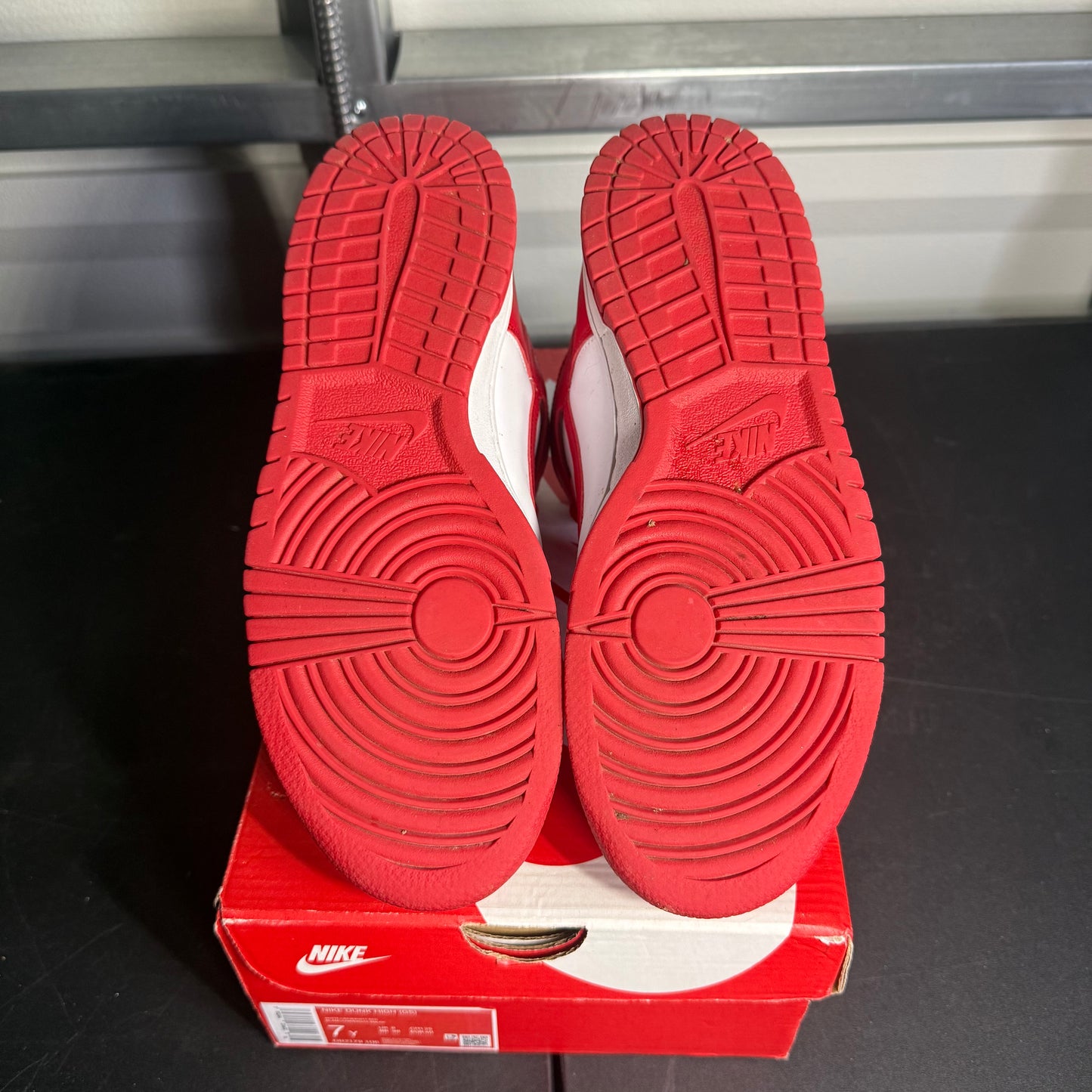 Size 7Y - Dunk High Championship Red