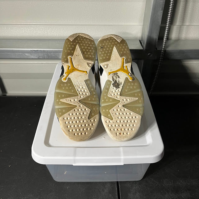 Size 6Y - AJ 6 Retro Yellow Ochre
