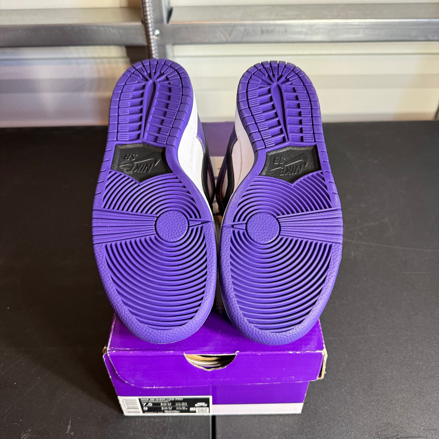 Size 7.5 - SB Dunk Low Pro Court Purple