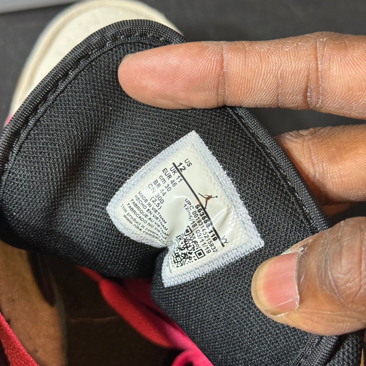 Size 12 - AJ 1 Low Gum Pink