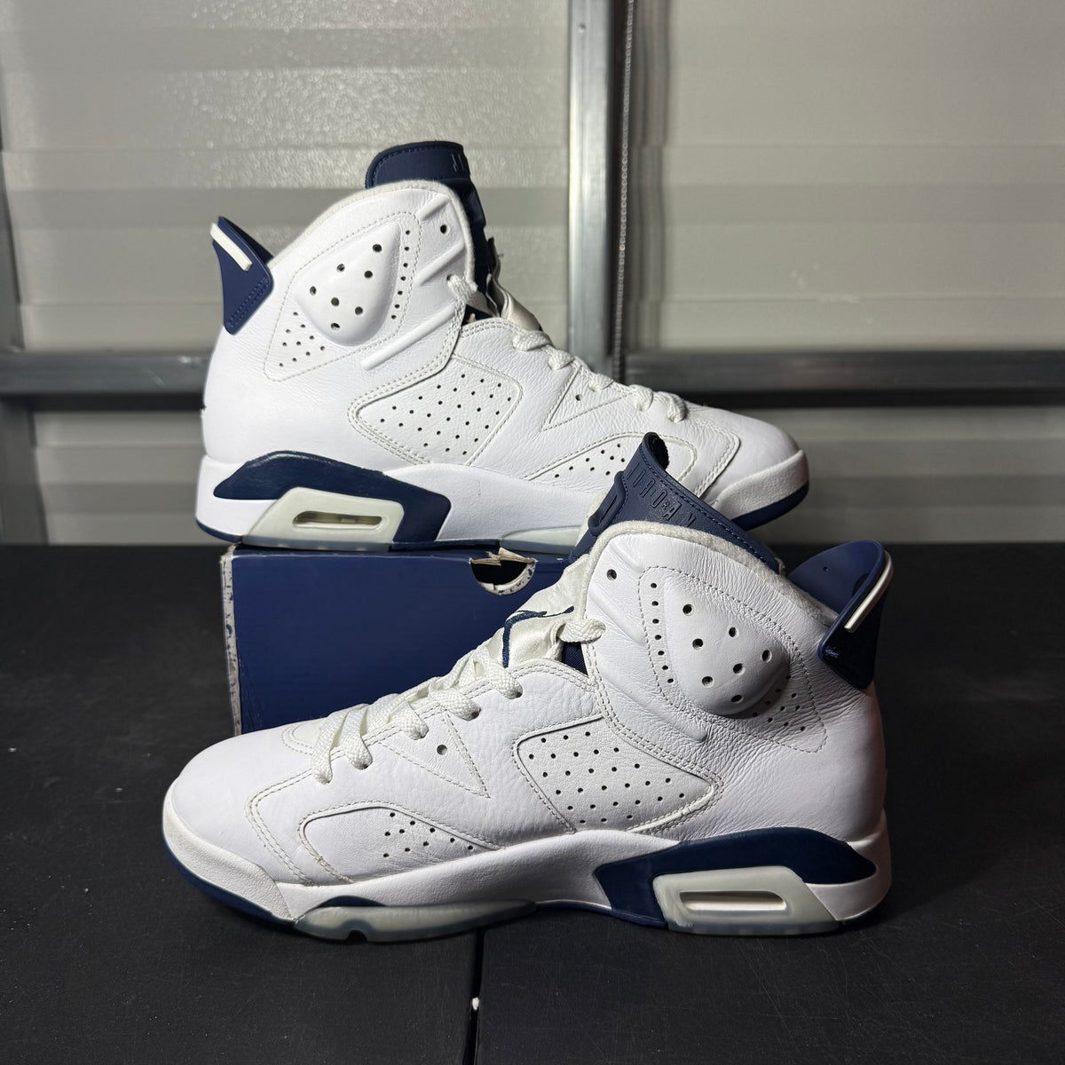 Size 10 - AJ 6 Midnight Navy