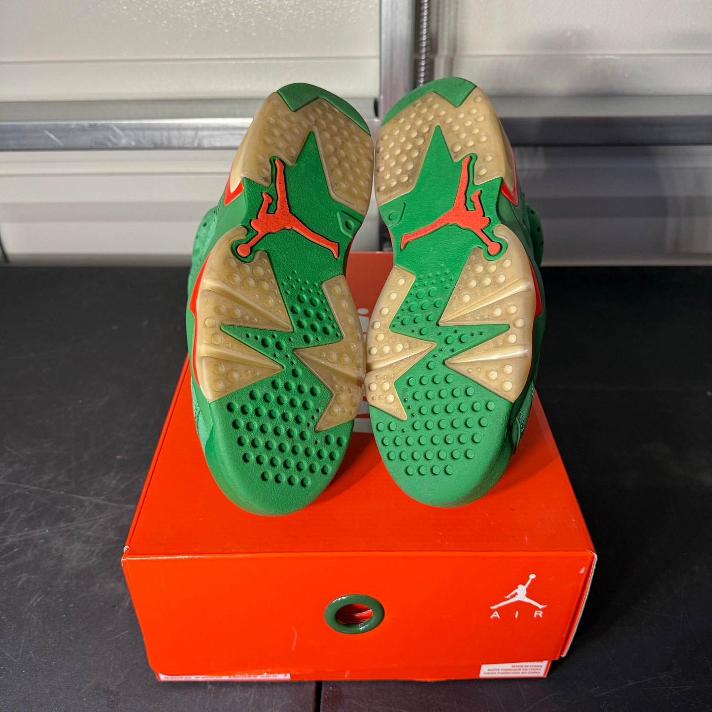Size 8 - AJ 6 Retro NRG Gatorade Green