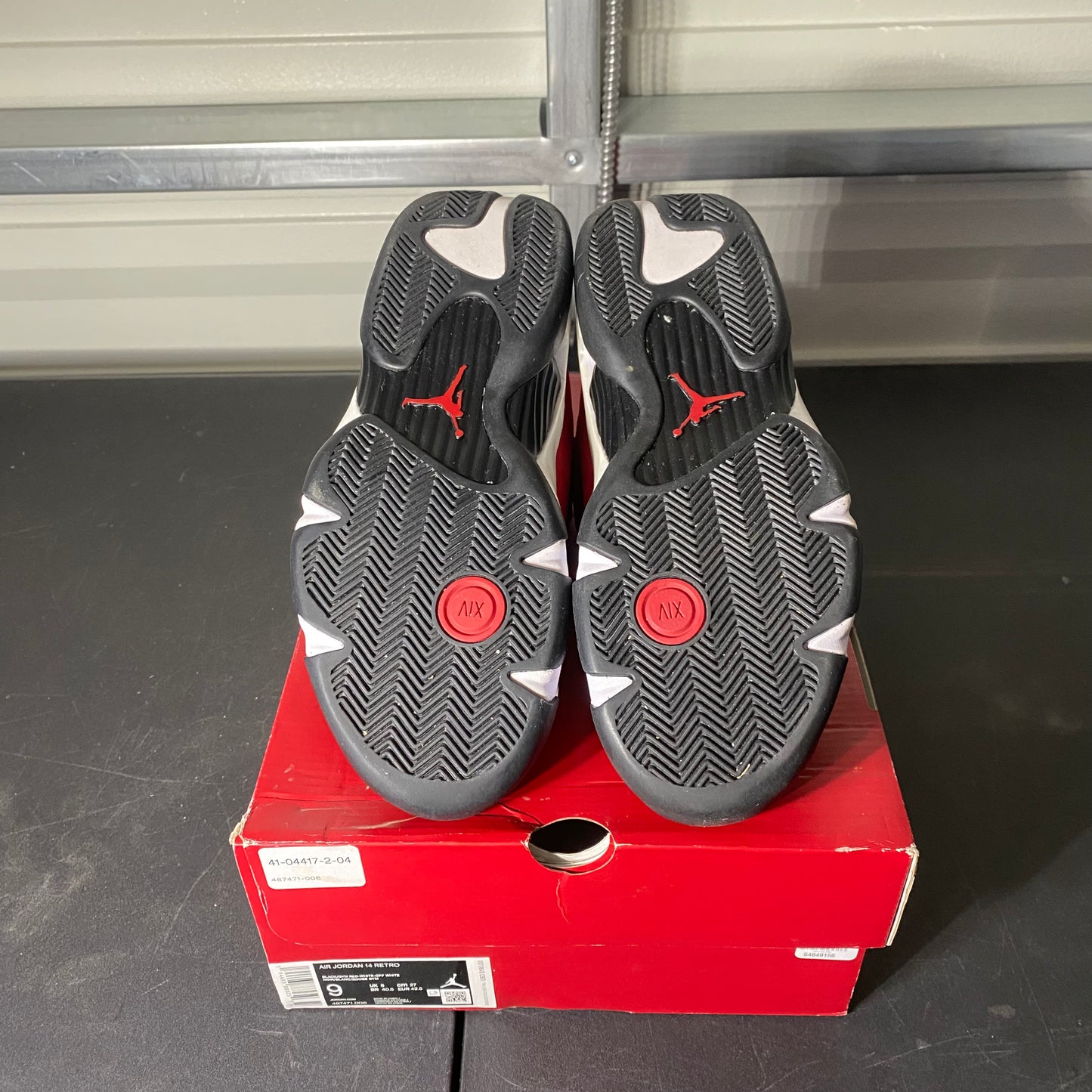 Size 9 - AJ 14 Retro Gym Red