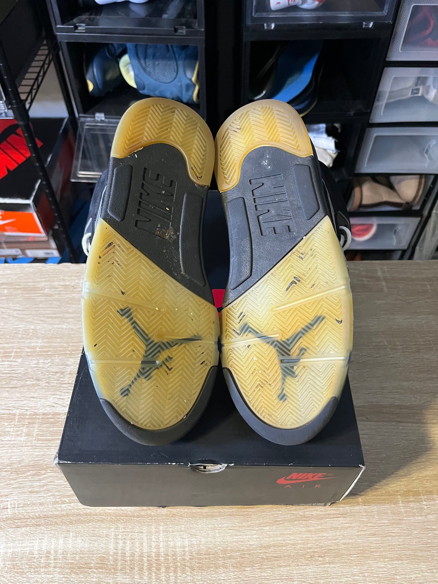 Size 8.5 - AJ 5 Retro OG Black Metallic Reimagined