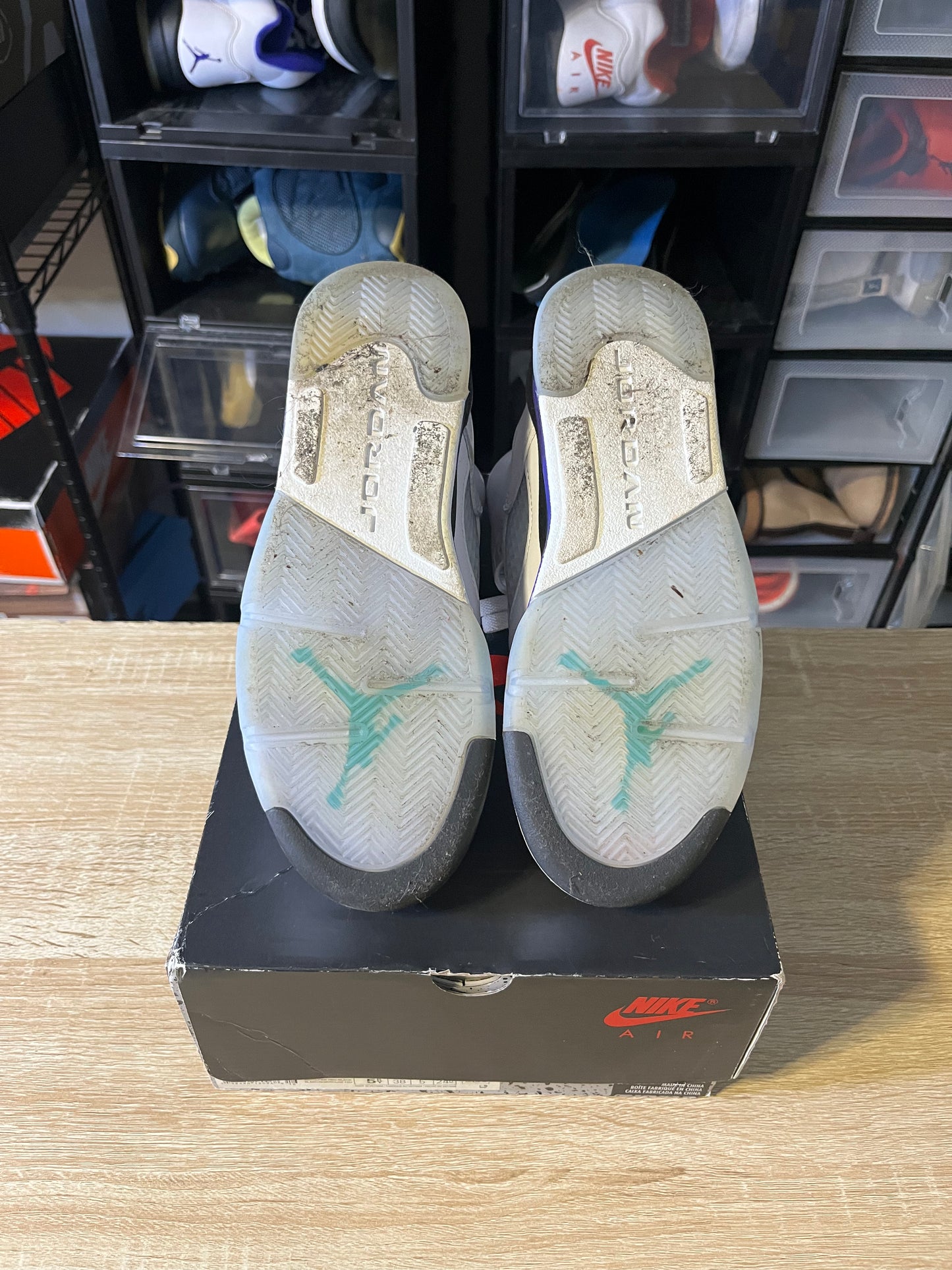 Size 5.5Y - AJ 5 Retro Grape