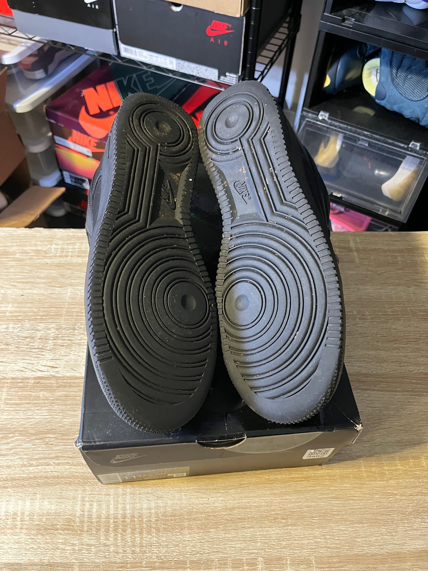 Size 11.5 - AF 1 Supreme Black