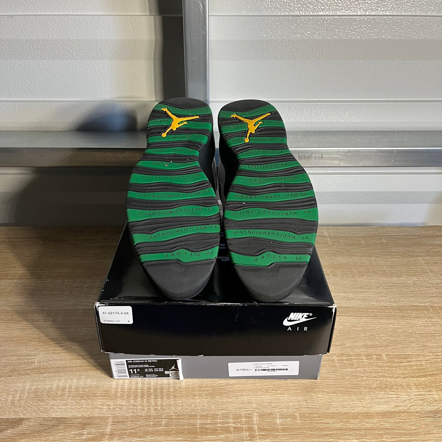 Size 11.5 - AJ 10 Retro Seattle Supersonics