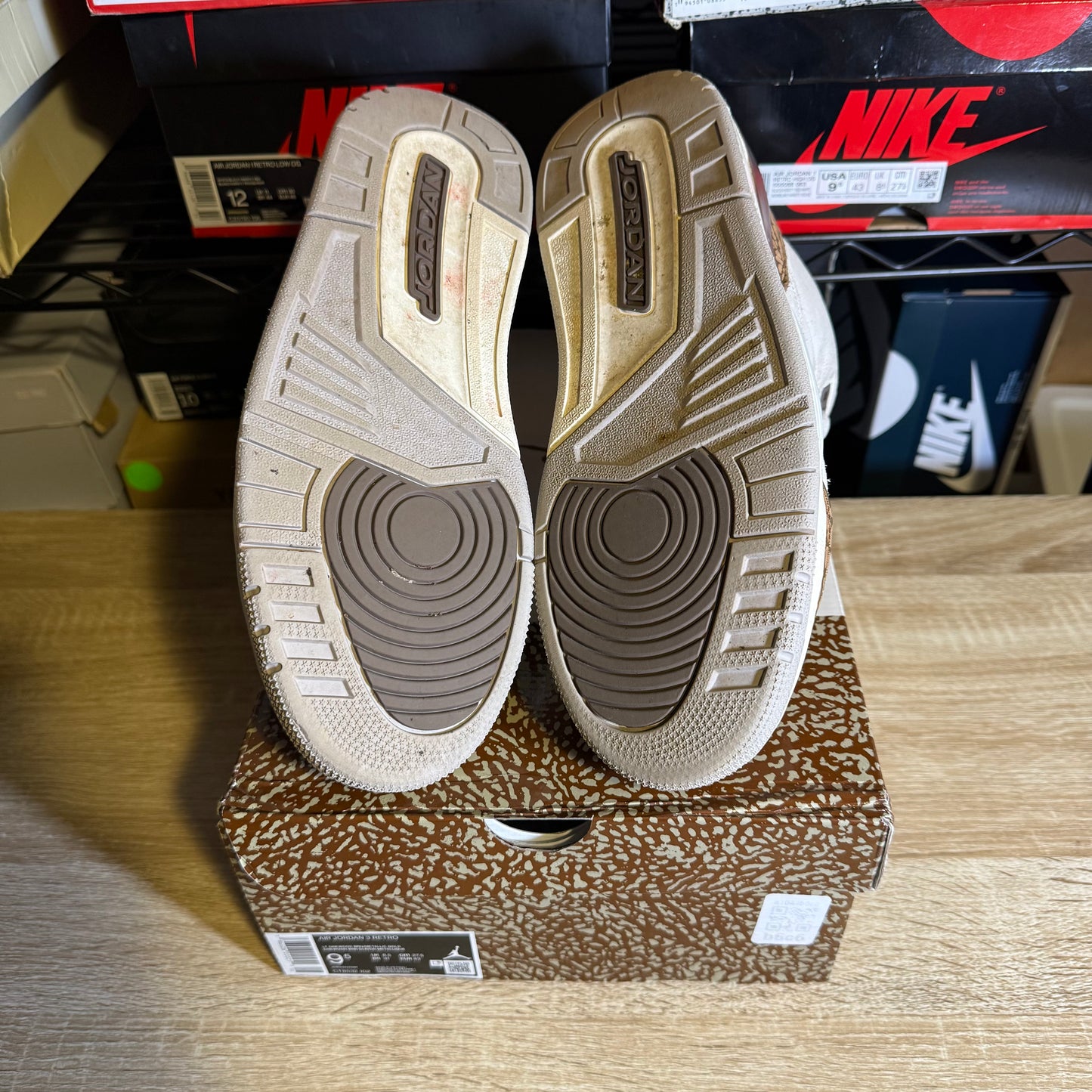 Size 9.5 - AJ 3 Retro Palomino