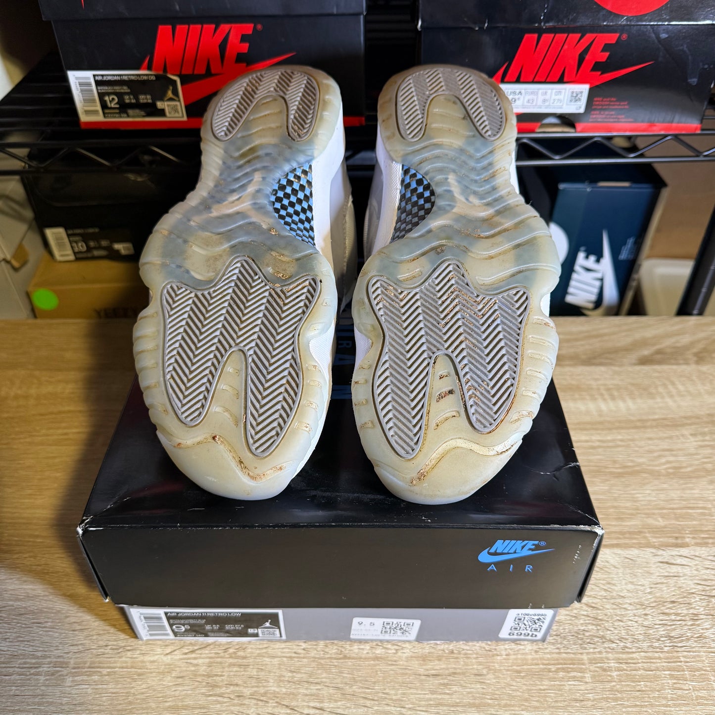 Size 9.5 - AJ 11 Retro Low Cement Grey