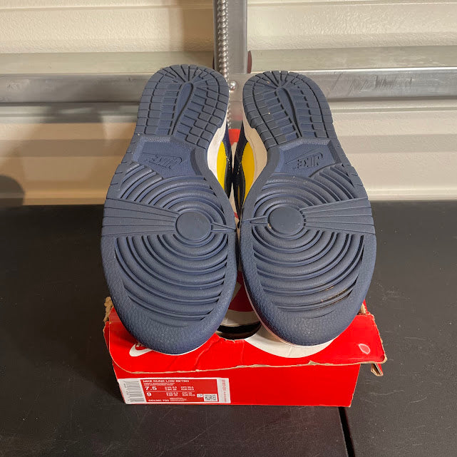 Size 7.5 - Dunk Low Retro Michigan