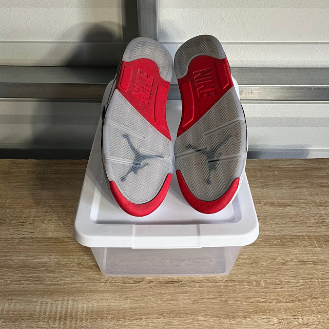 Size 11 - AJ 5 Retro Fire Red Black Tongue