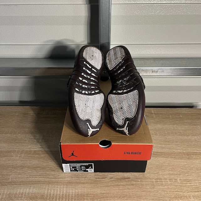 Size 9W - AJ 12 Retro A Ma Maniére Burgundy Crush