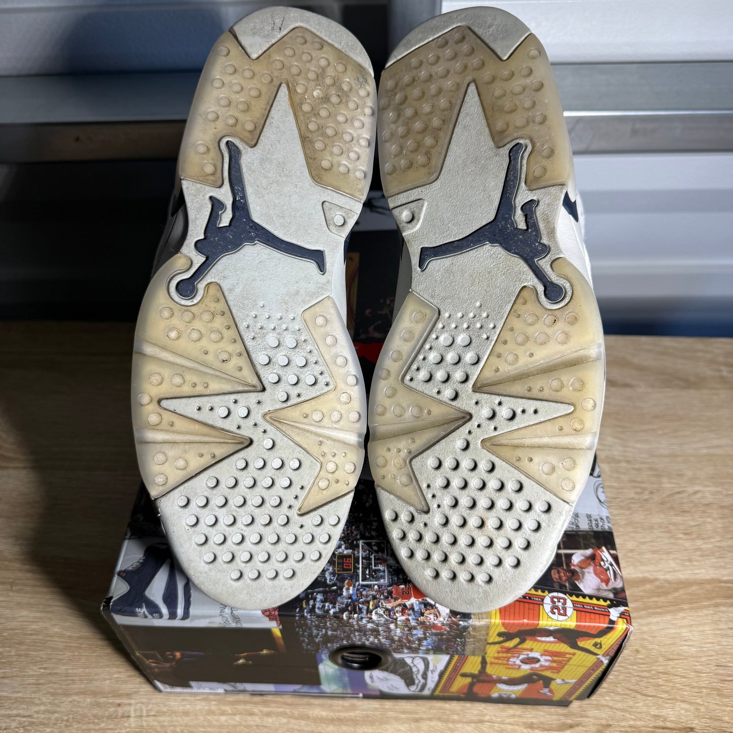 Size 8.5 - AJ 6 Retro Mid Georgetown Suede Navy