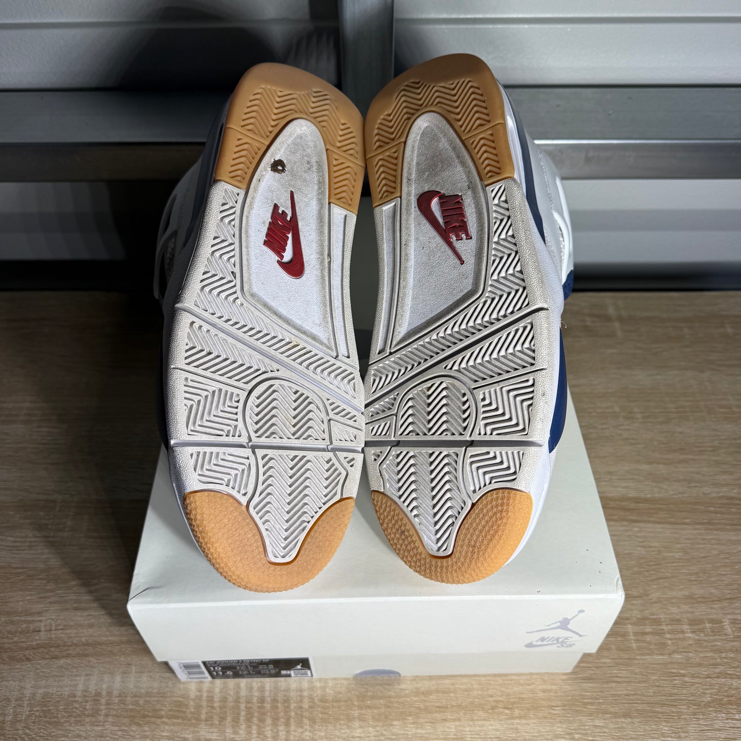 Size 10 - SB x AJ 4 Retro SP Navy