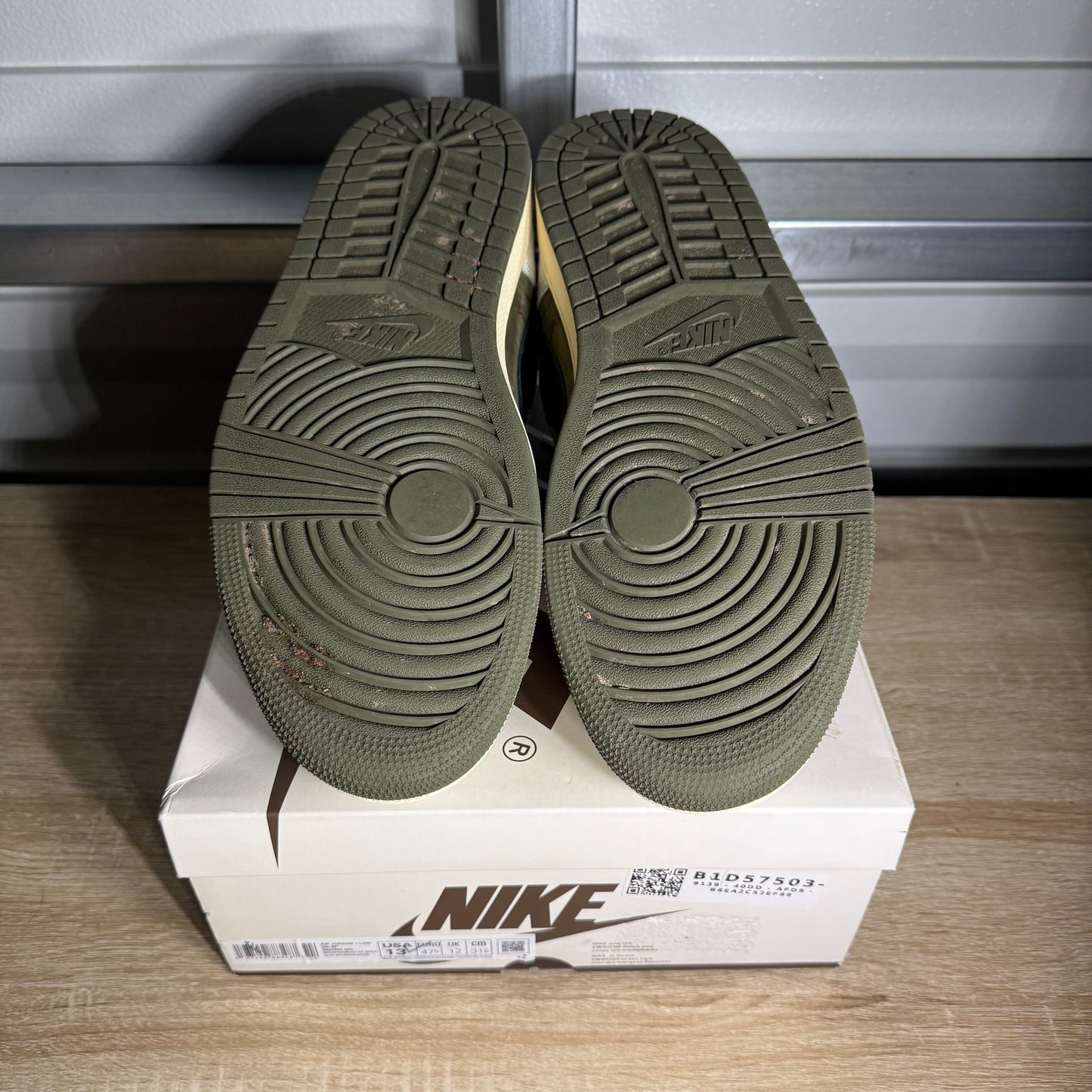 Size 13 - AJ 1 Low OG SP Travis Scott Medium Olive