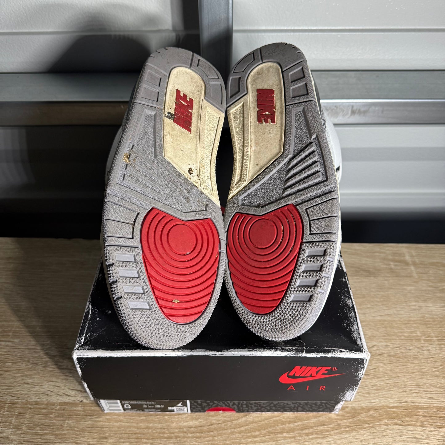 Size 8 - AJ 3 Retro White Cement Reimagined
