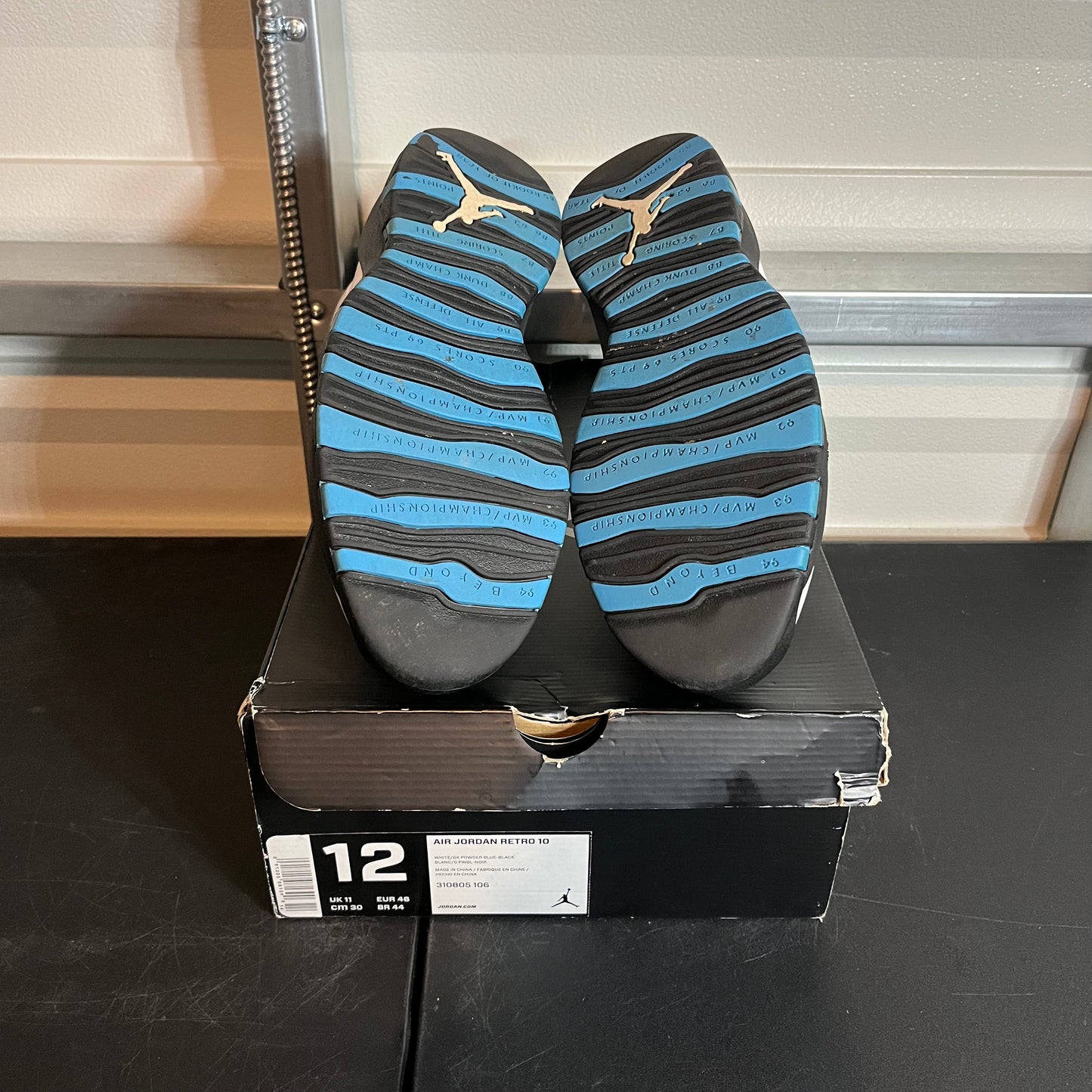 Size 12 - AJ 10 Retro Powder Blue