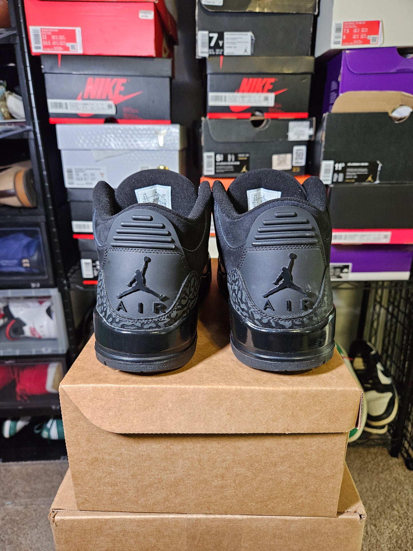 Size 9.5 - AJ 3 Retro 2025 Black Cat