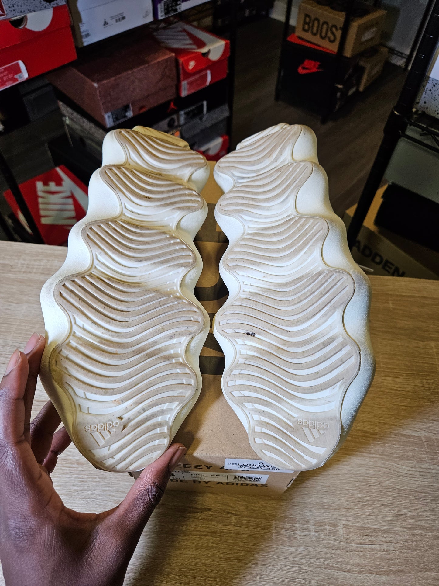 Size 13 - YZY 450 Cloud White
