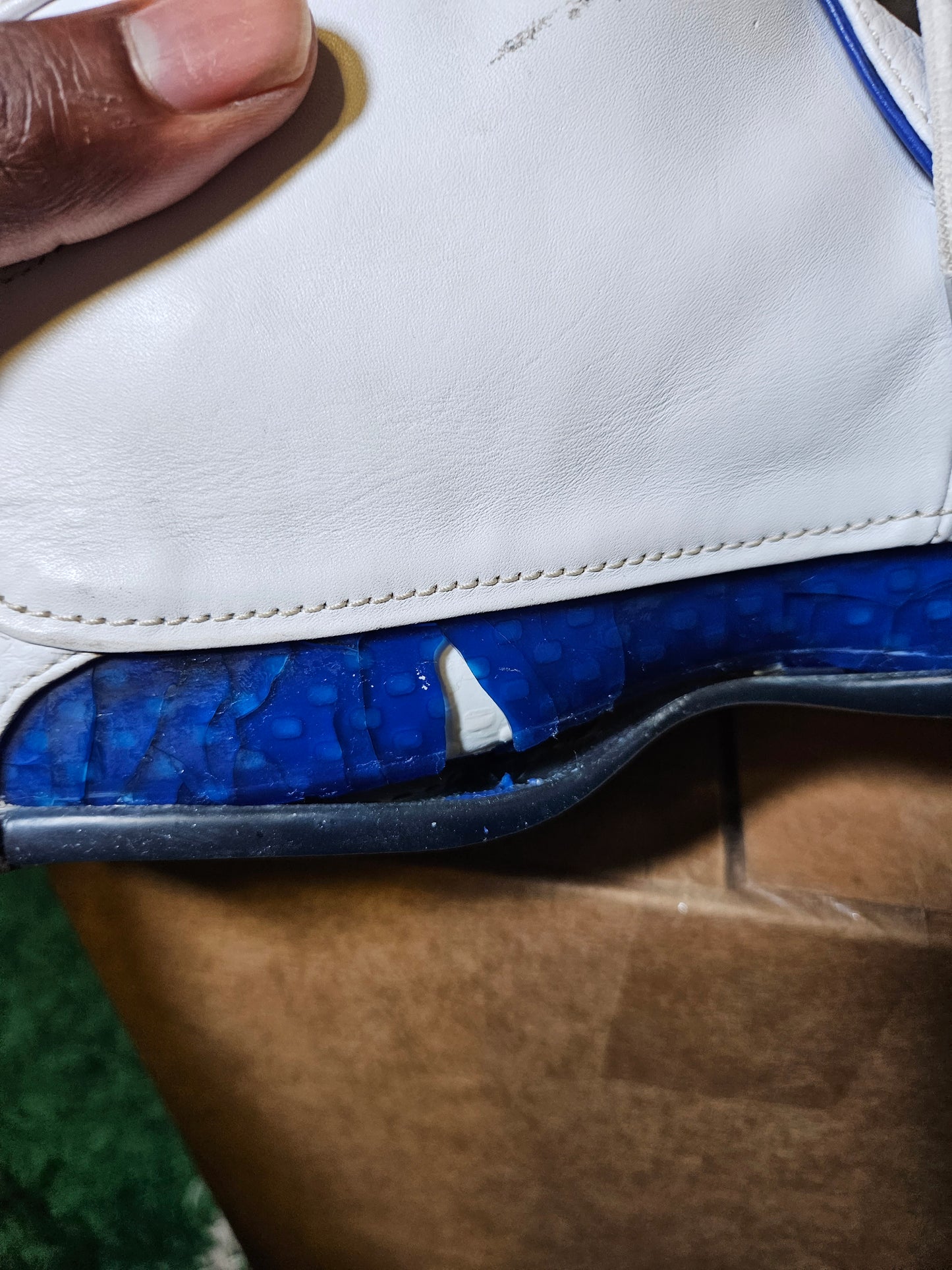 Size 9.5 - AJ 18 OG 2003 White Sport Royal