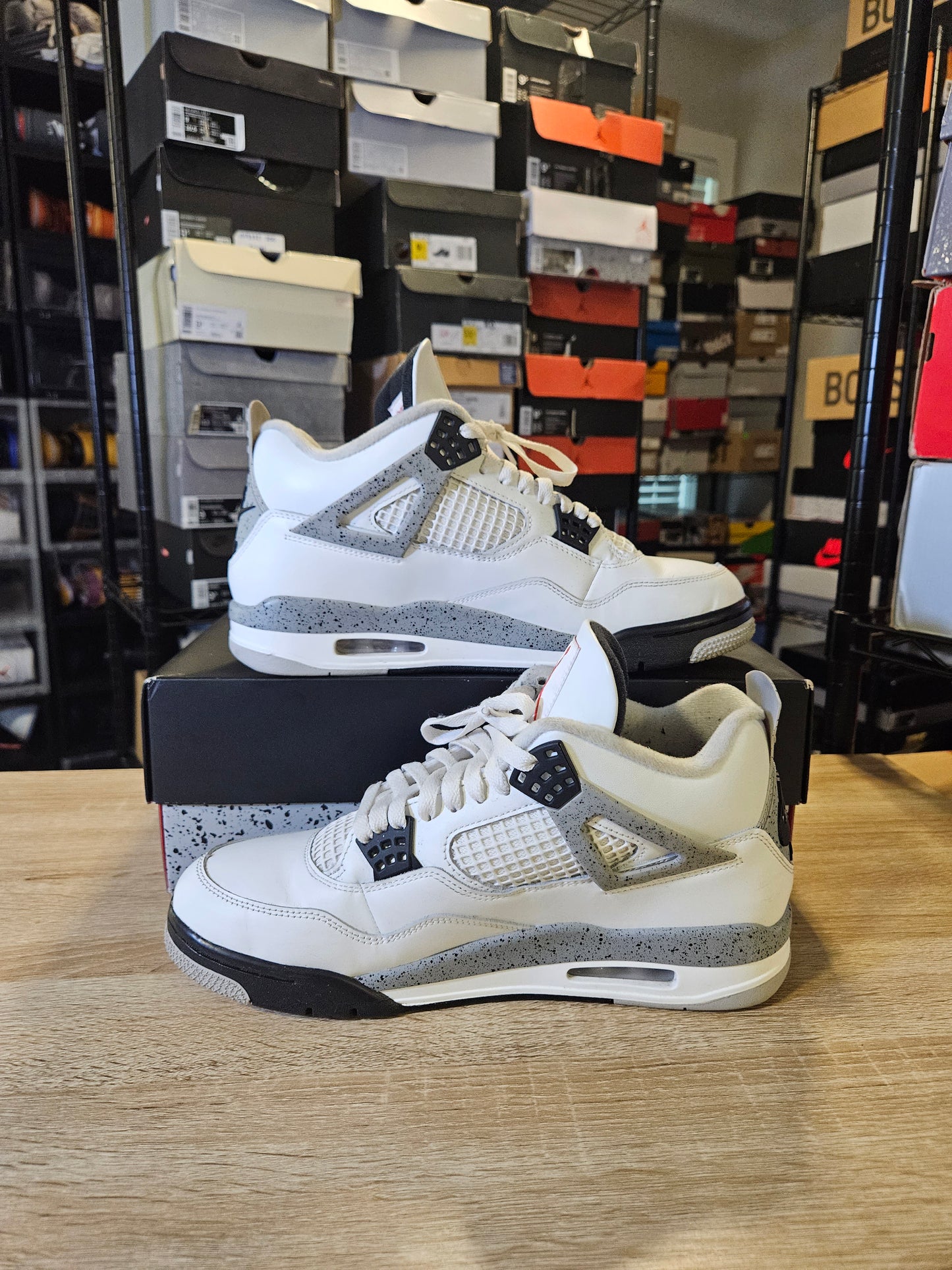 Size 10.5 - AJ 4 Retro OG 2025 White Cement