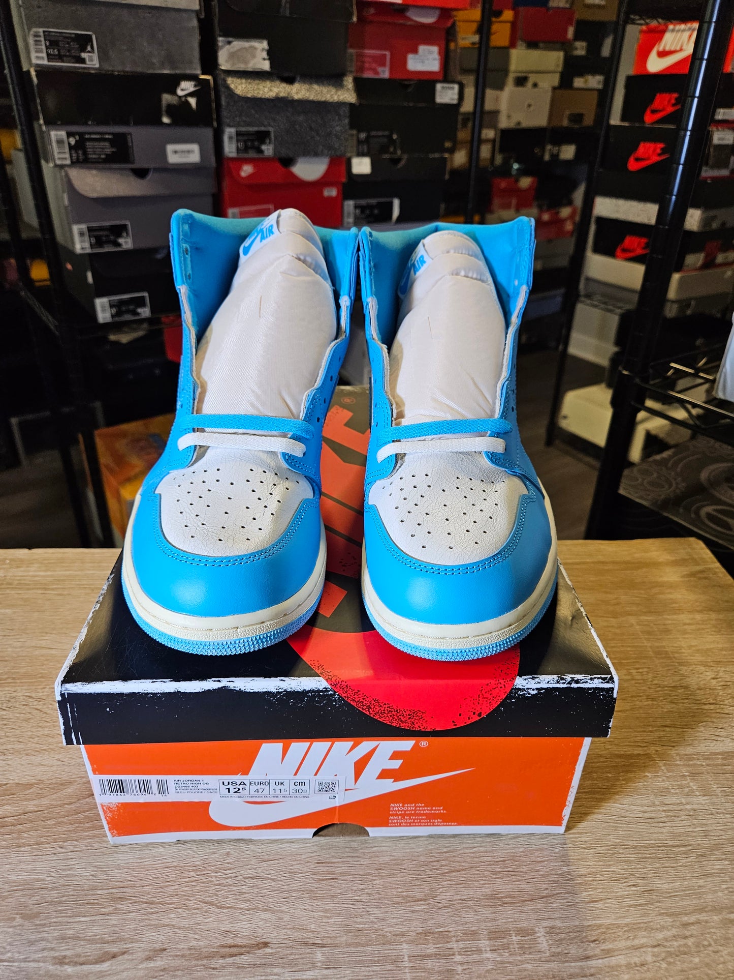 Size 12.5 - AJ 1 Retro OG High UNC Reimagined