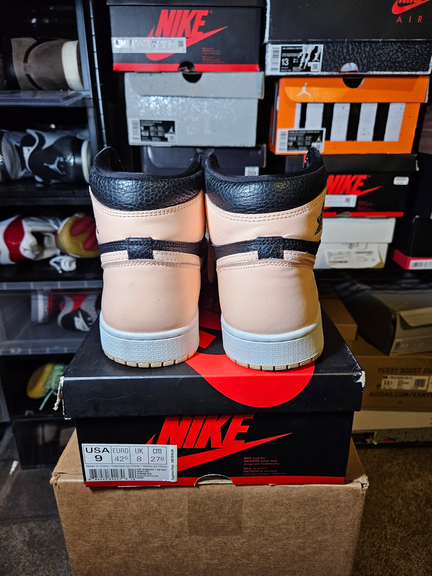 Size 9 - AJ 1 Retro OG High Crimson Tint