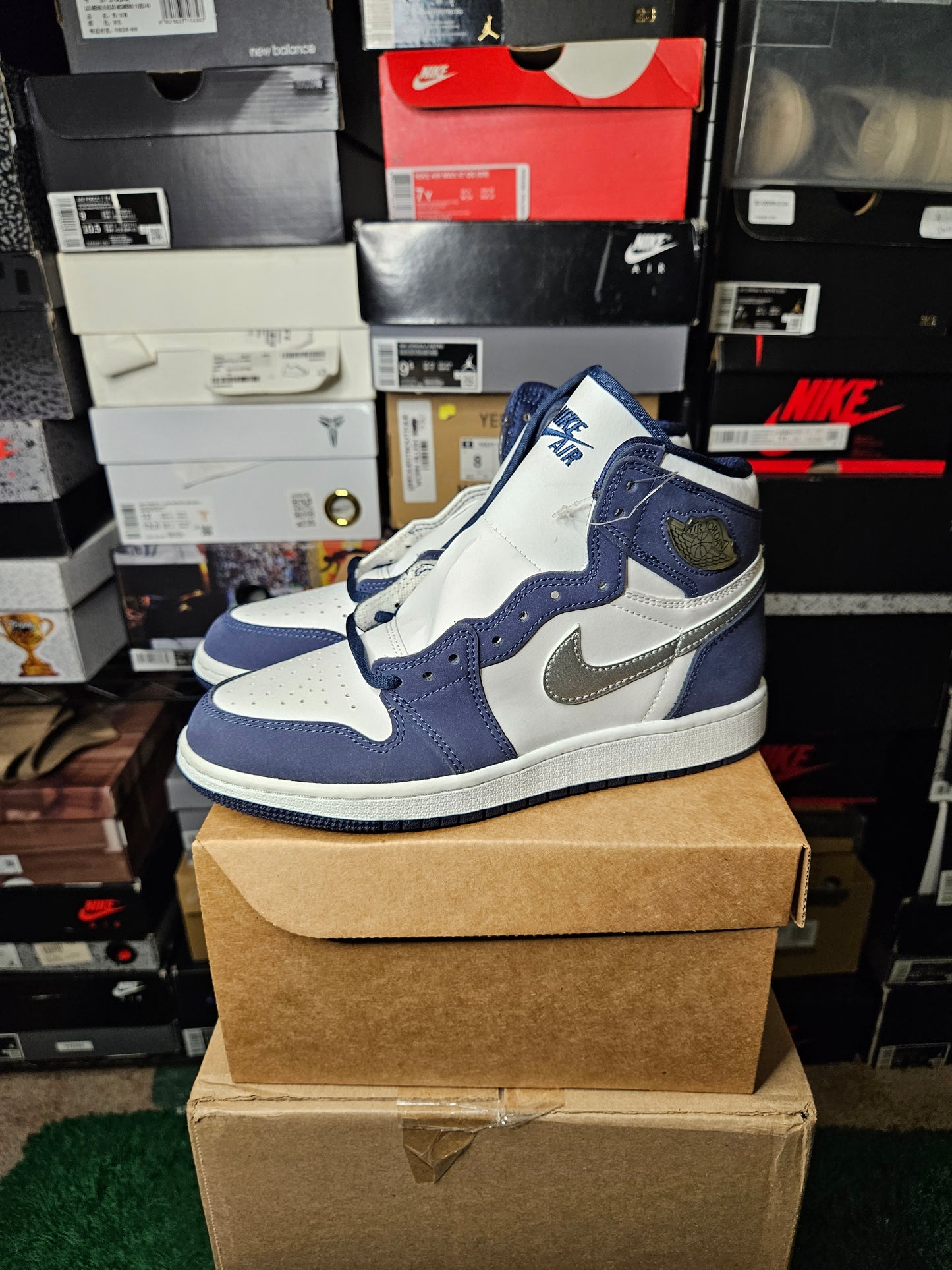 Size 4.5 - AJ 1 Retro High CO.JP Midnight Navy